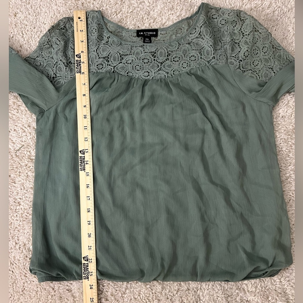 Women’s Petite XL IN Studio Long Sleeve Blouse NWT - Picture 10 of 10